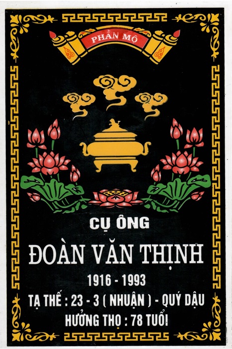 Khắc bia mộ tại 848 đường láng hà nội