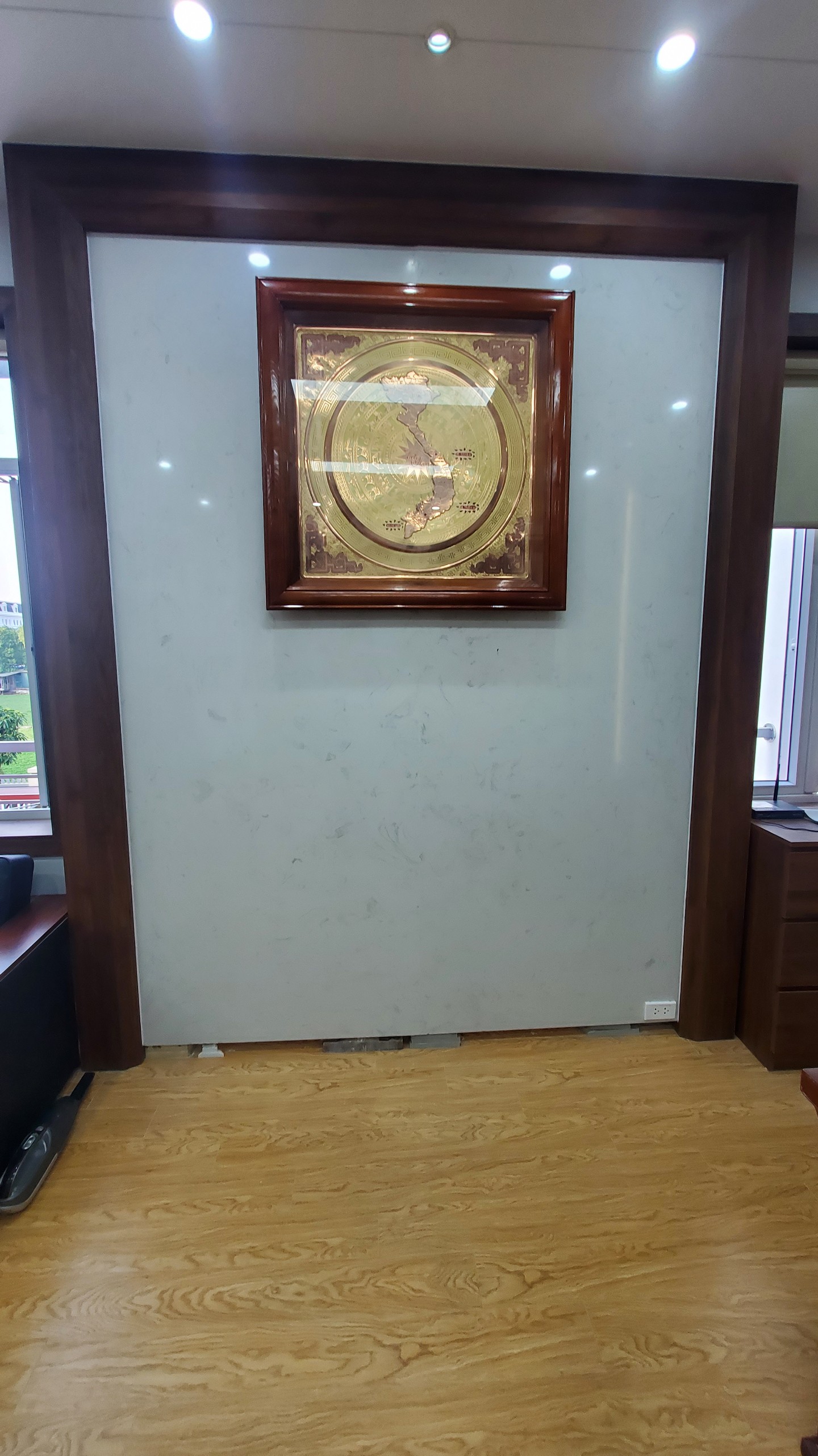 đá nhân tạo vân mây