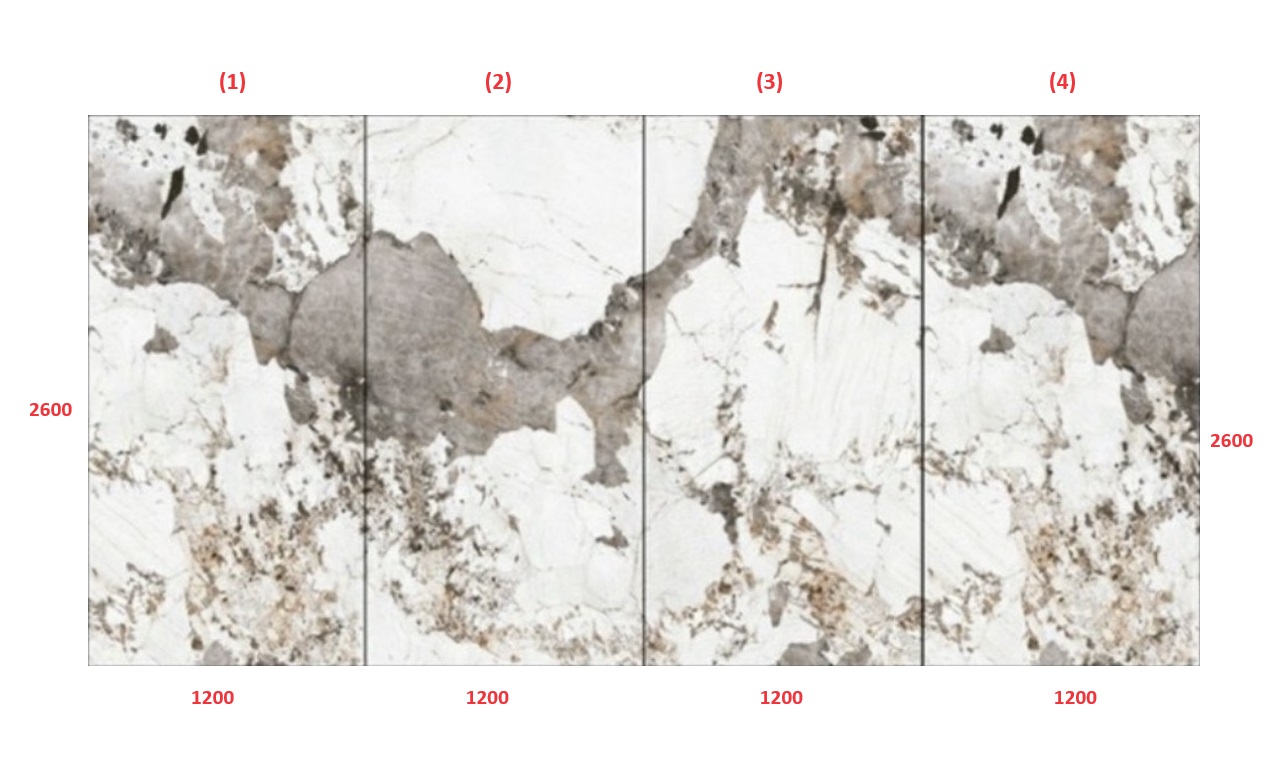 Đá nung kết ốp vách tivi